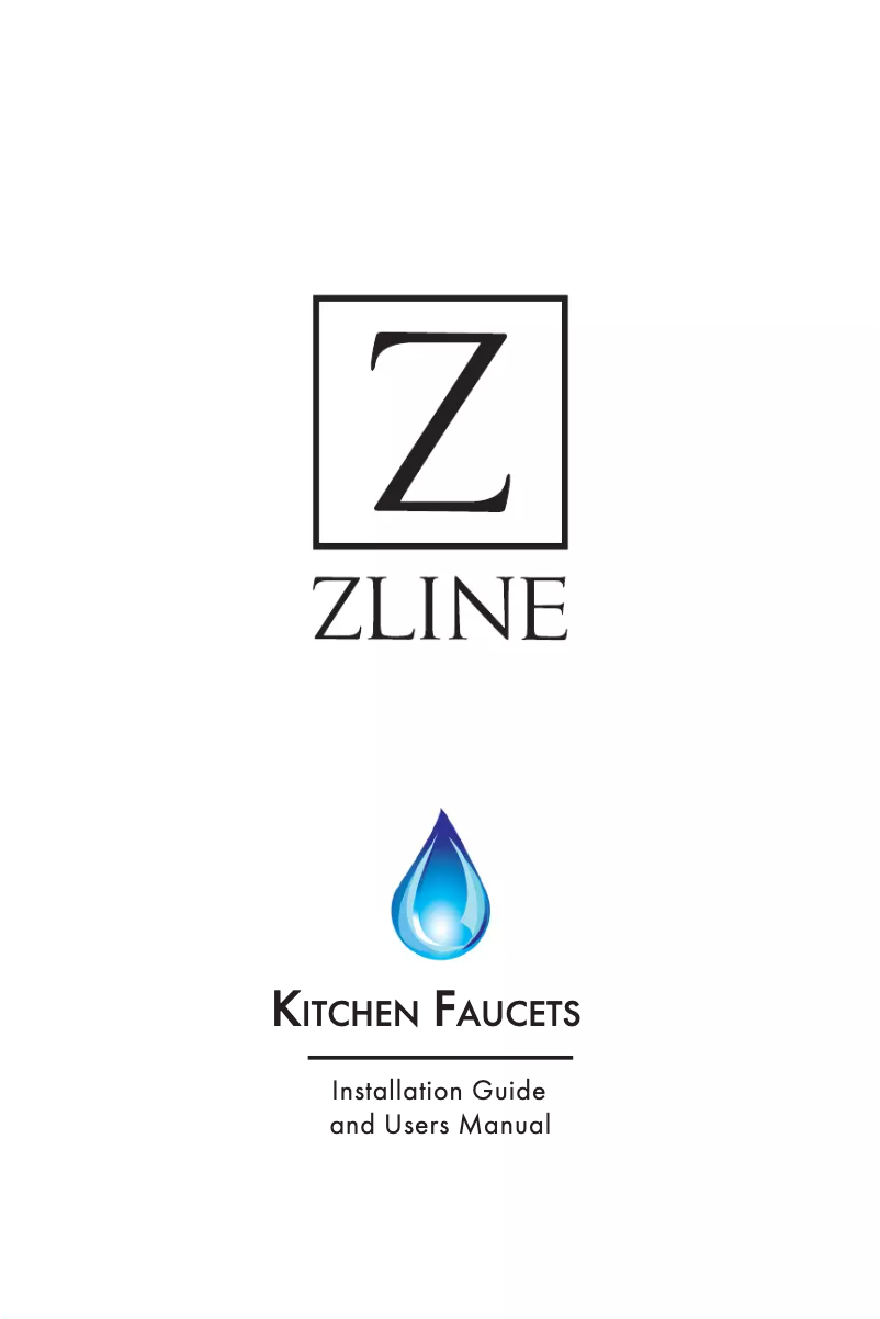 Page 1 de la notice Manuel utilisateur ZLine Voltaire VLT-KF-BN
