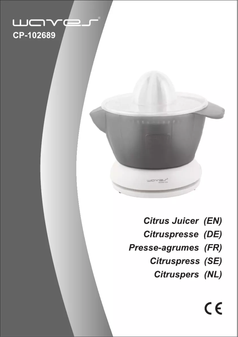 Page n°1 - Manuel utilisateur Waves CP-102689