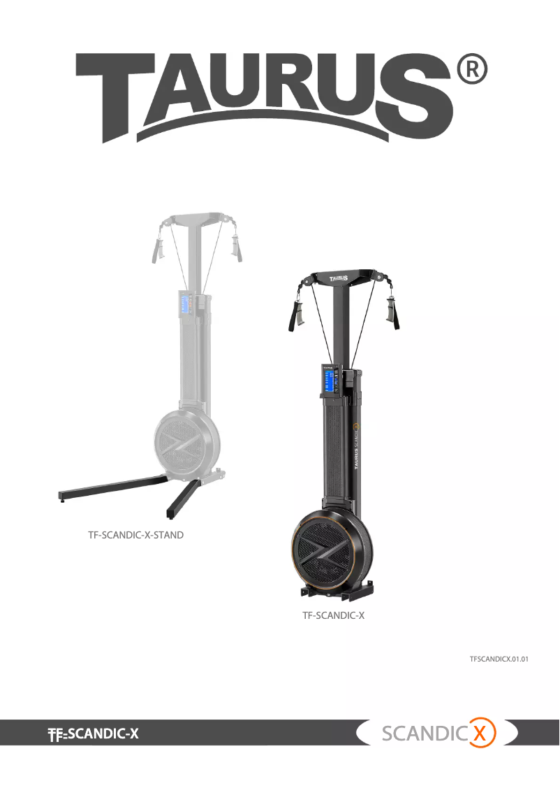 Page n°1 - Manuel utilisateur Taurus Scandic-X