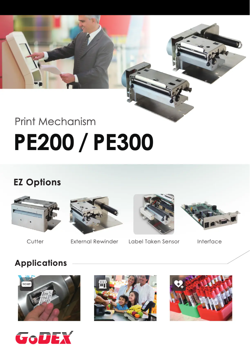 First page image of the manual for PE300