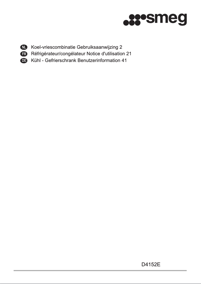 Image de la première page du manuel de l'appareil D4152E