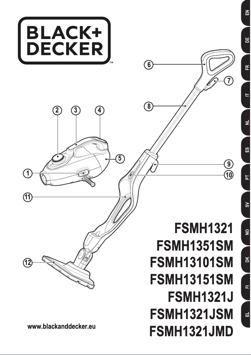 Página 1 del manual Manual de usuario Black & Decker FSMH1321J