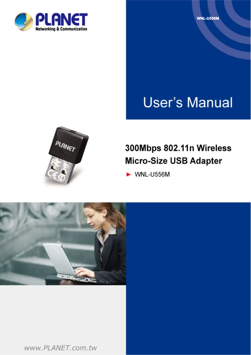 Image de la première page du manuel de l'appareil WNL-U556M