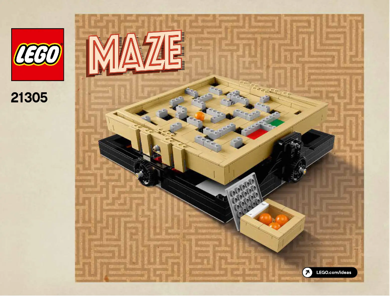 Page n°1 - Manuel utilisateur Lego Maze 21305