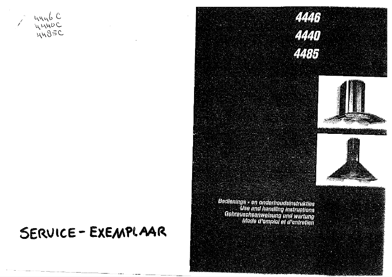 Image de la première page du manuel de l'appareil 4446C