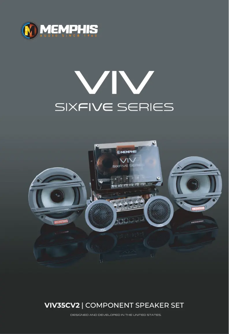 Página 1 del manual Manual de usuario Memphis Audio MJP69