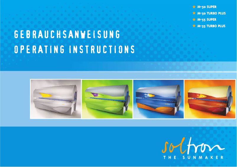 Page 1 de la notice Manuel utilisateur Soltron M-55 Turbo Plus