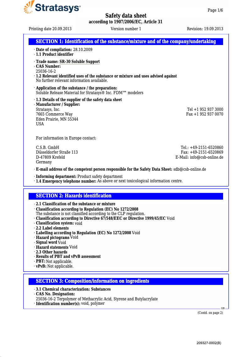 Imagen de la primera página del manual del dispositivo RS-30