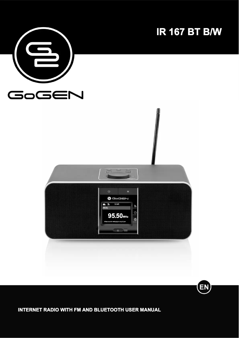 Image de la première page du manuel de l'appareil IR167BTB