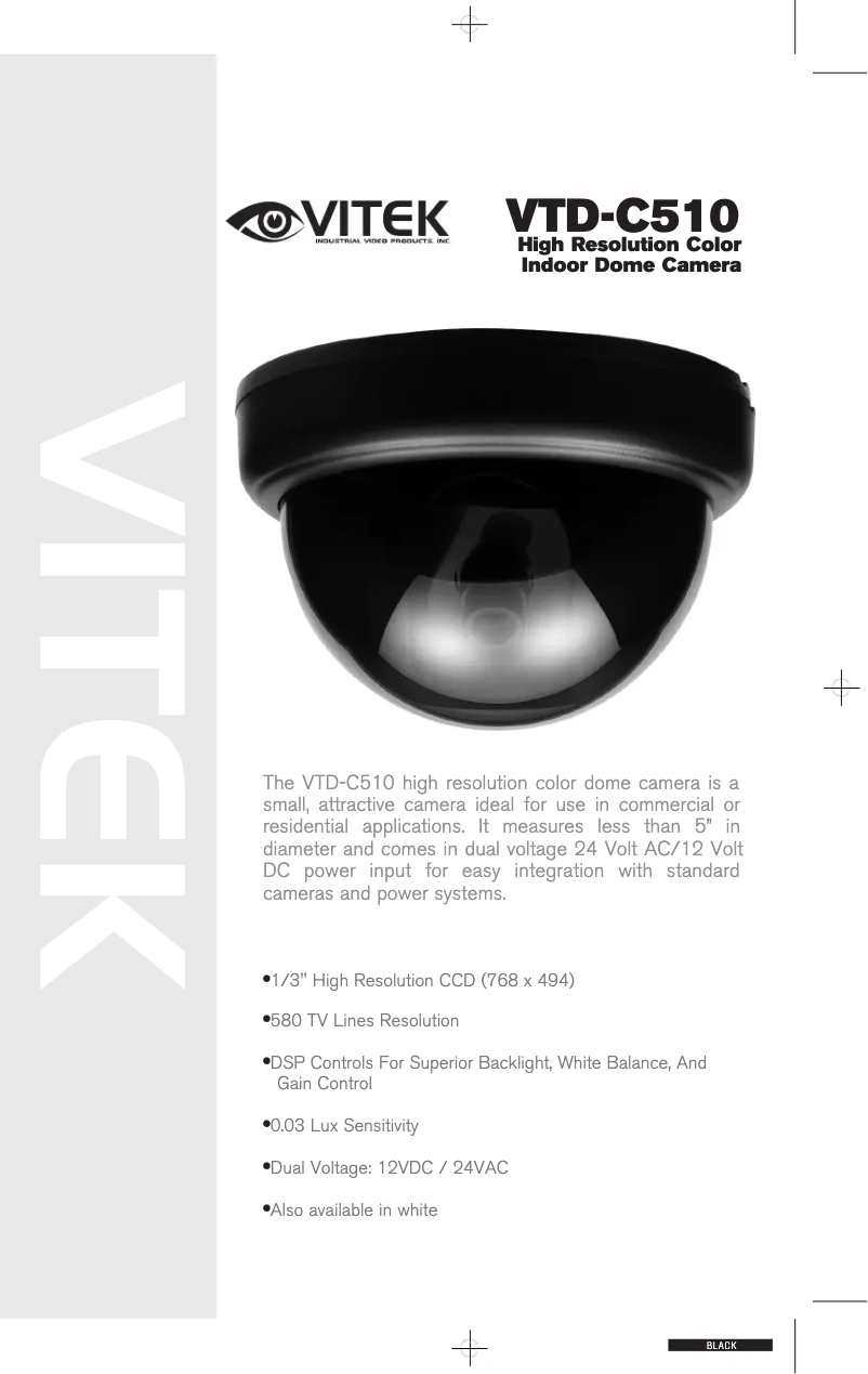 Image de la première page du manuel de l'appareil VTD-C510