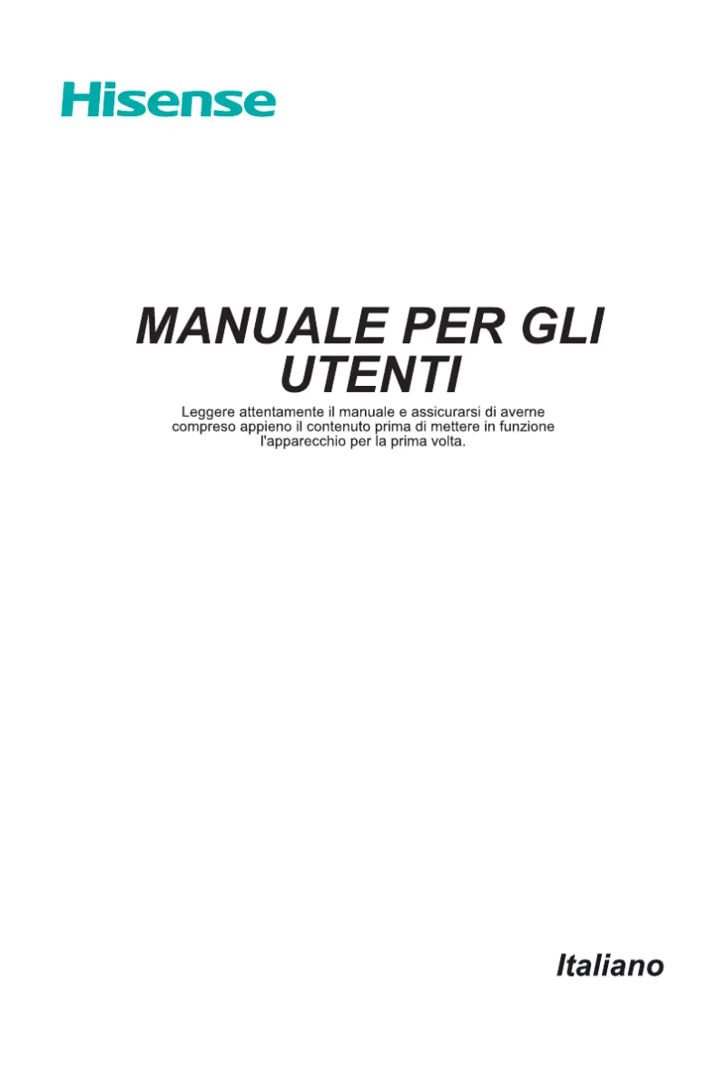 Page 1 de la notice Manuel utilisateur Hisense 65U8QF