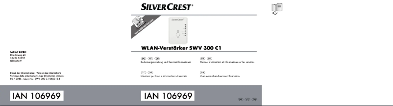 Image de la première page du manuel de l'appareil SWV 300 C1