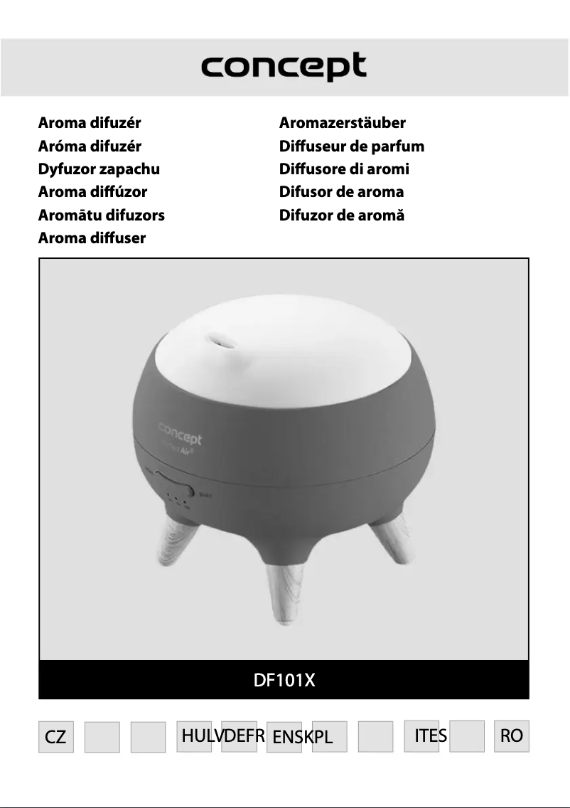 Page 1 de la notice Manuel utilisateur Concept Perfect Air DF1012