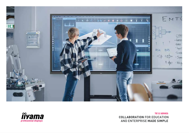 Page n°1 - Brochure Iiyama ProLite TE7512MIS