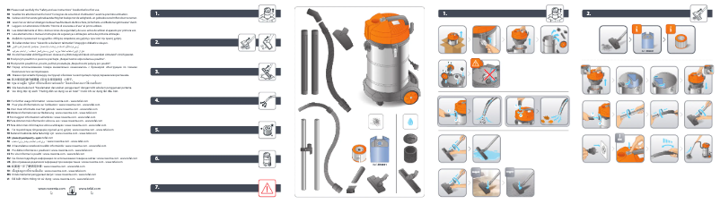 Page 1 de la notice Manuel utilisateur Tefal Wet & Dry Pro TQ5053