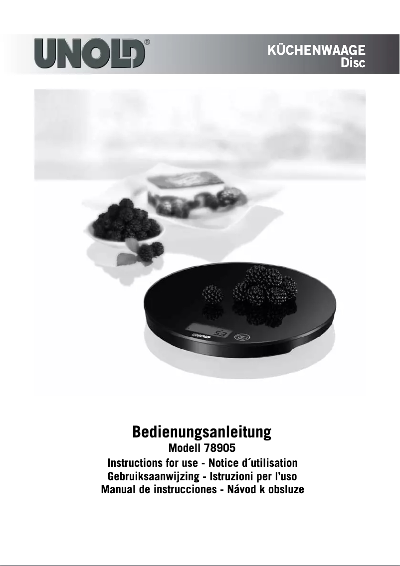 Image de la première page du manuel de l'appareil 78905