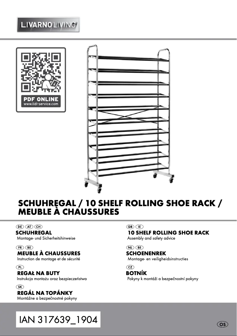 First page image of the manual for HG04222