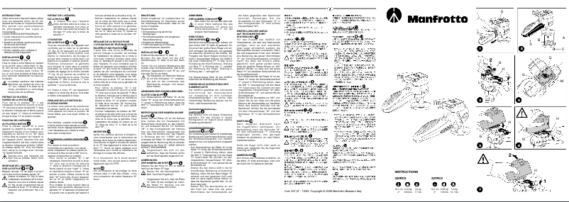 Page 1 de la notice Manuel utilisateur Manfrotto 327RC2