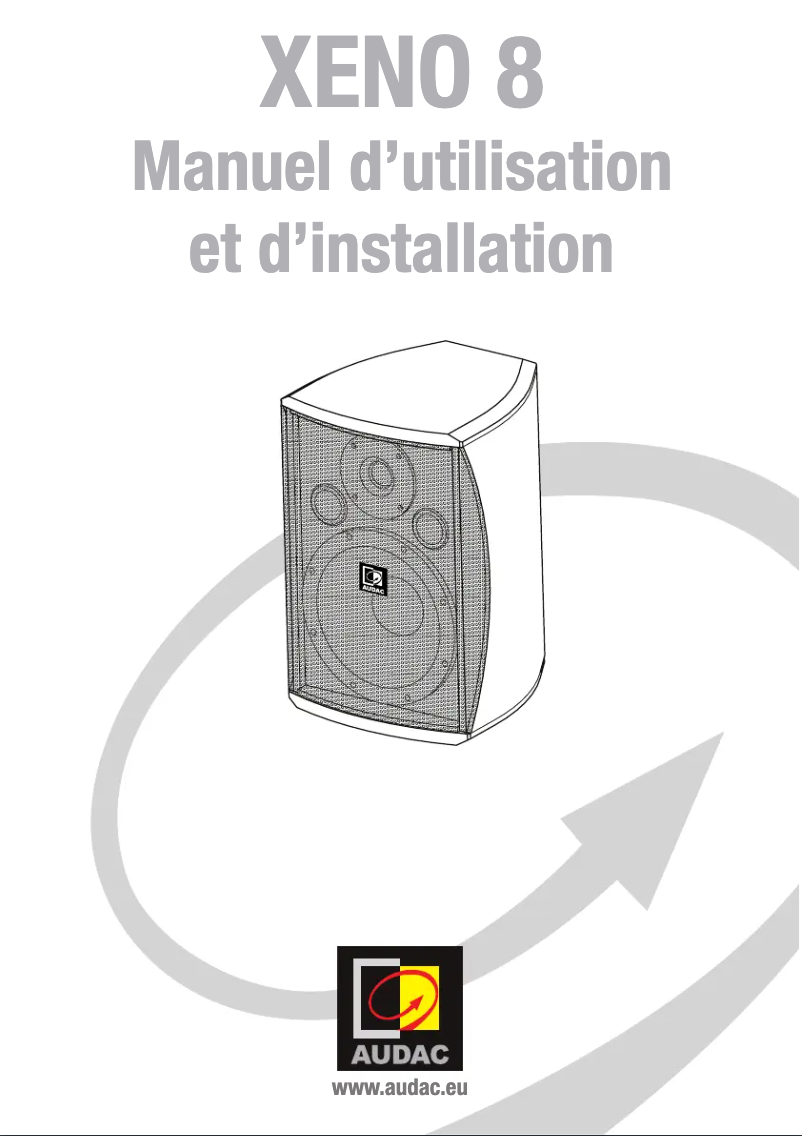 Page n°1 - Manuel utilisateur Audac XENO8