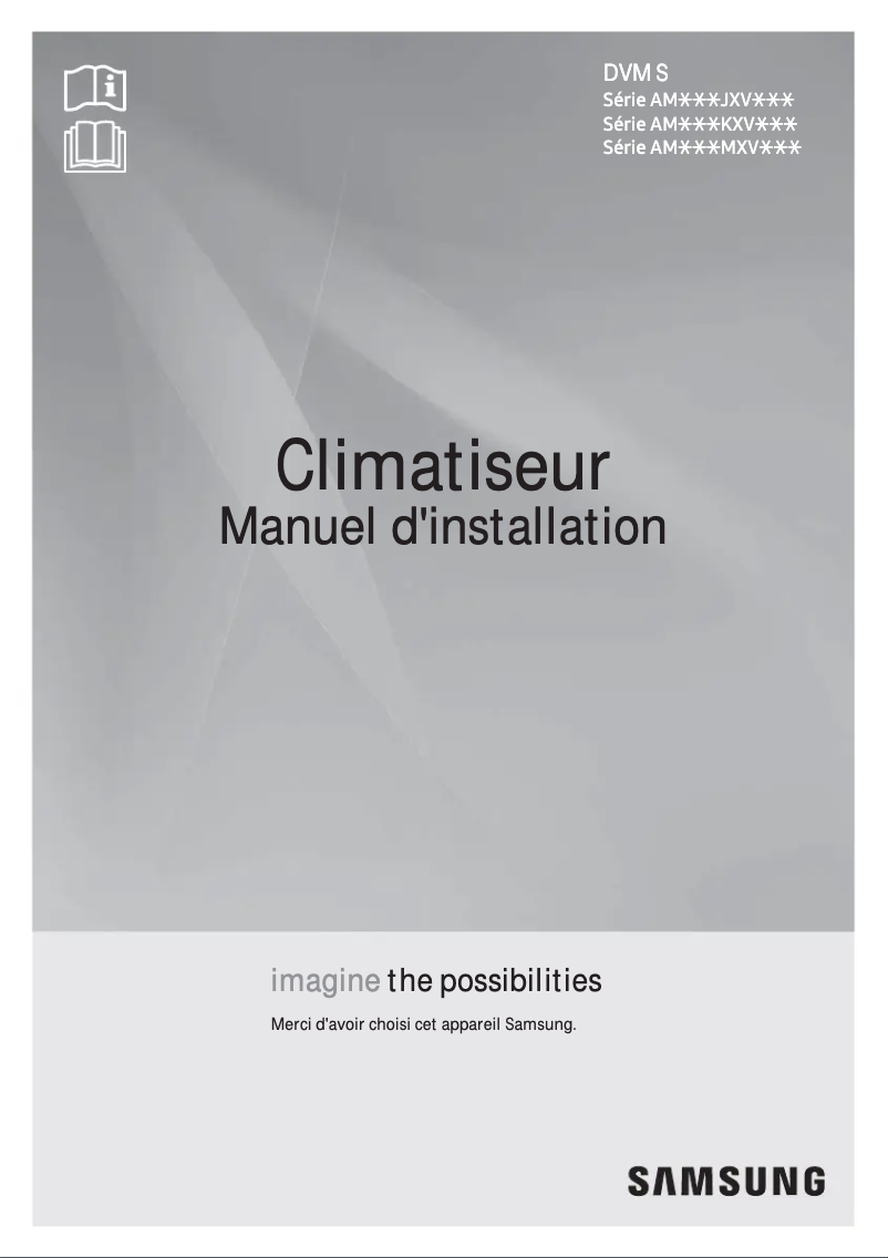 Image de la première page du manuel de l'appareil AM080JXVHGR