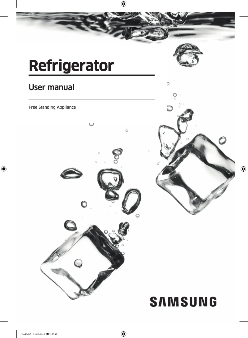 Page n°1 - Manuel utilisateur Samsung RT60K6341SL