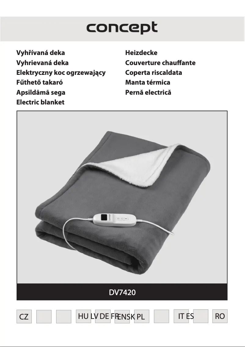 Image de la première page du manuel de l'appareil DV7420