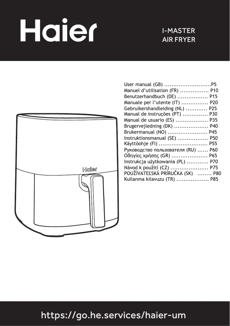 Page n°1 - Manuel utilisateur Haier HAF5P 011
