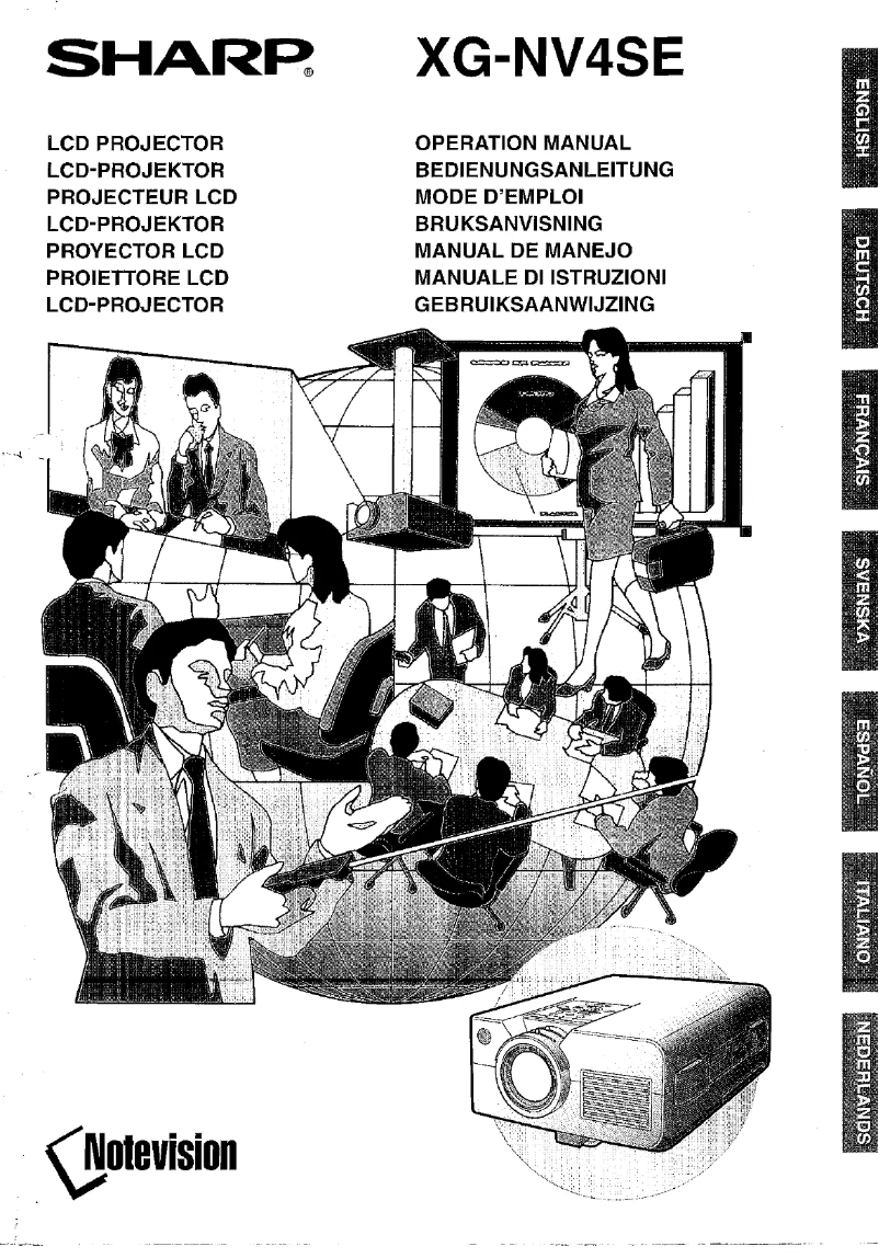 Image de la première page du manuel de l'appareil XG-NV4SE