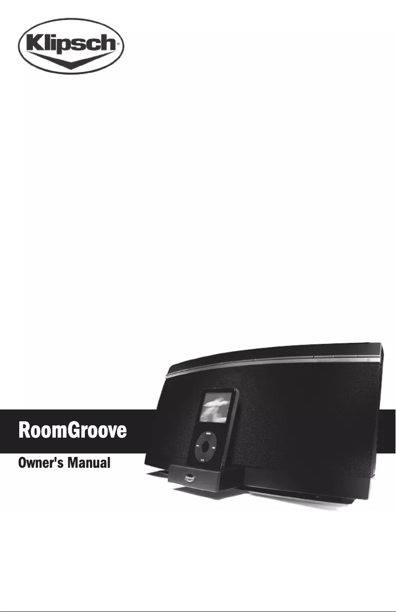 Page n°1 - Manuel utilisateur Klipsch Roomgroove 5V
