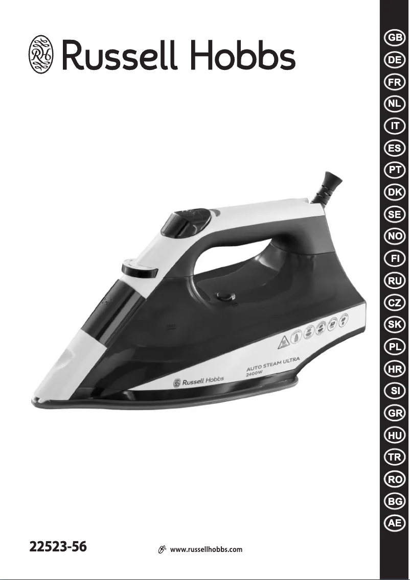 First page image of the manual for AutoSteam Ultra 22523-56