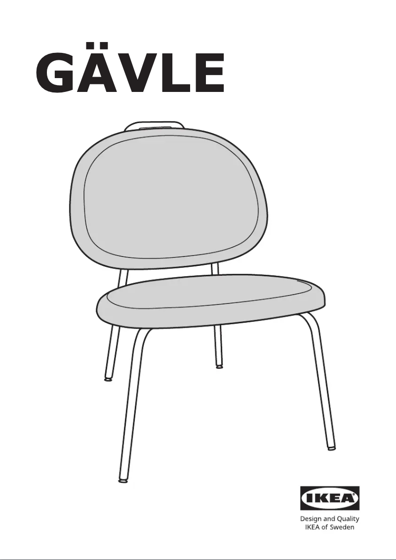 Page 1 de la notice Manuel utilisateur Ikea GÄVLE 105.888.44