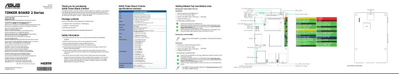 Page 1 de la notice Manuel utilisateur Asus Tinker Board 2S
