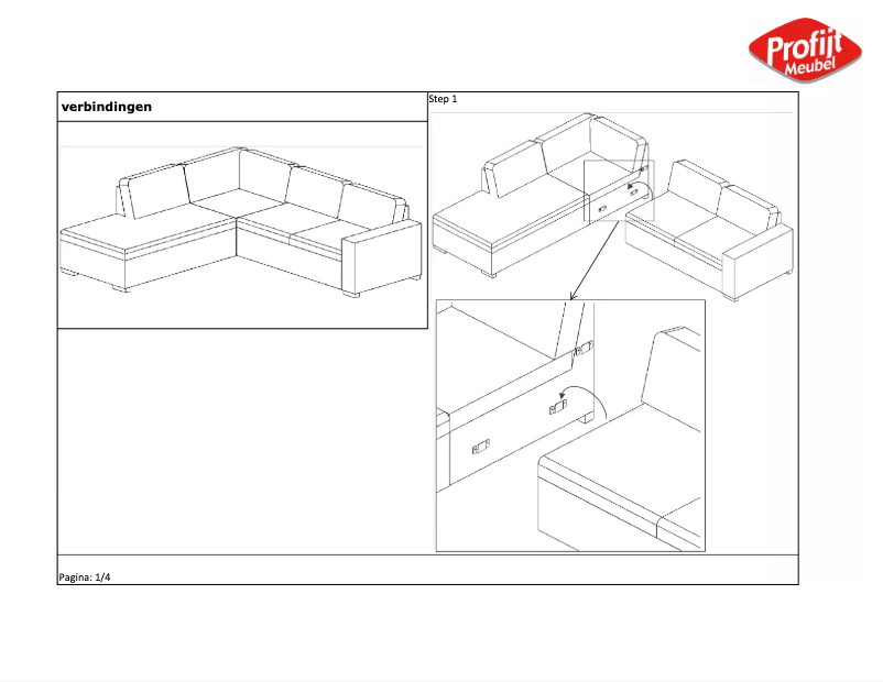 Page n°1 - Manuel utilisateur Profijt Meubel Haarlem