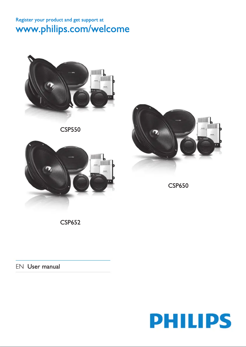 Image de la première page du manuel de l'appareil CSP652