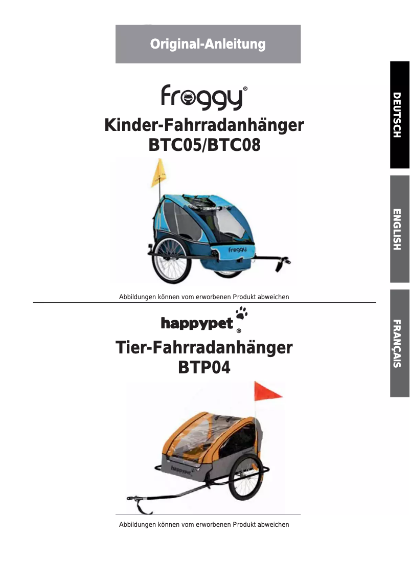 Page 1 de la notice Manuel utilisateur Froggy BTC08