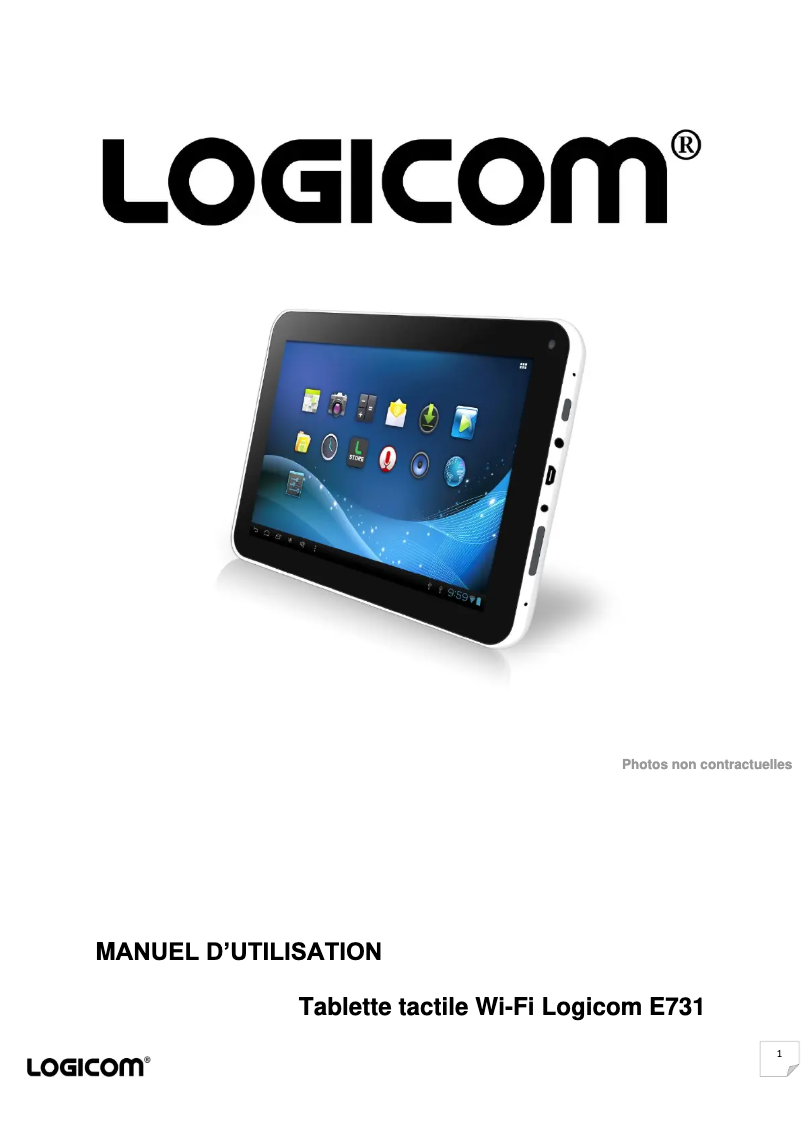 Image de la première page du manuel de l'appareil E731