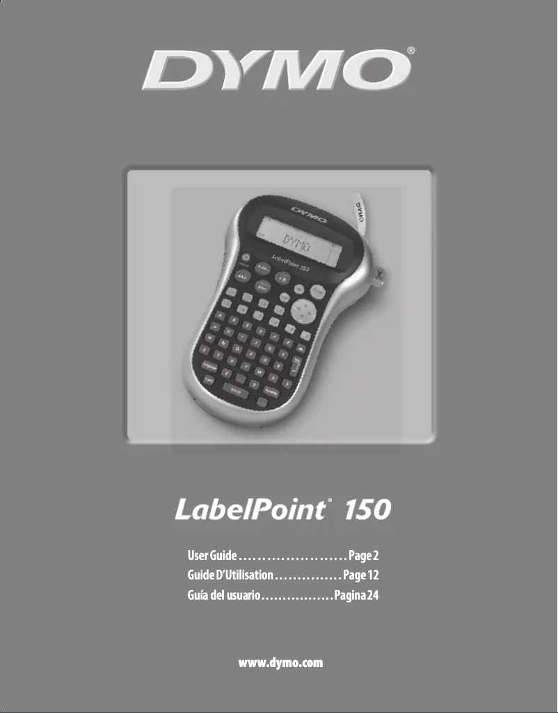 Page 1 de la notice Manuel utilisateur Dymo LabelPoint 150