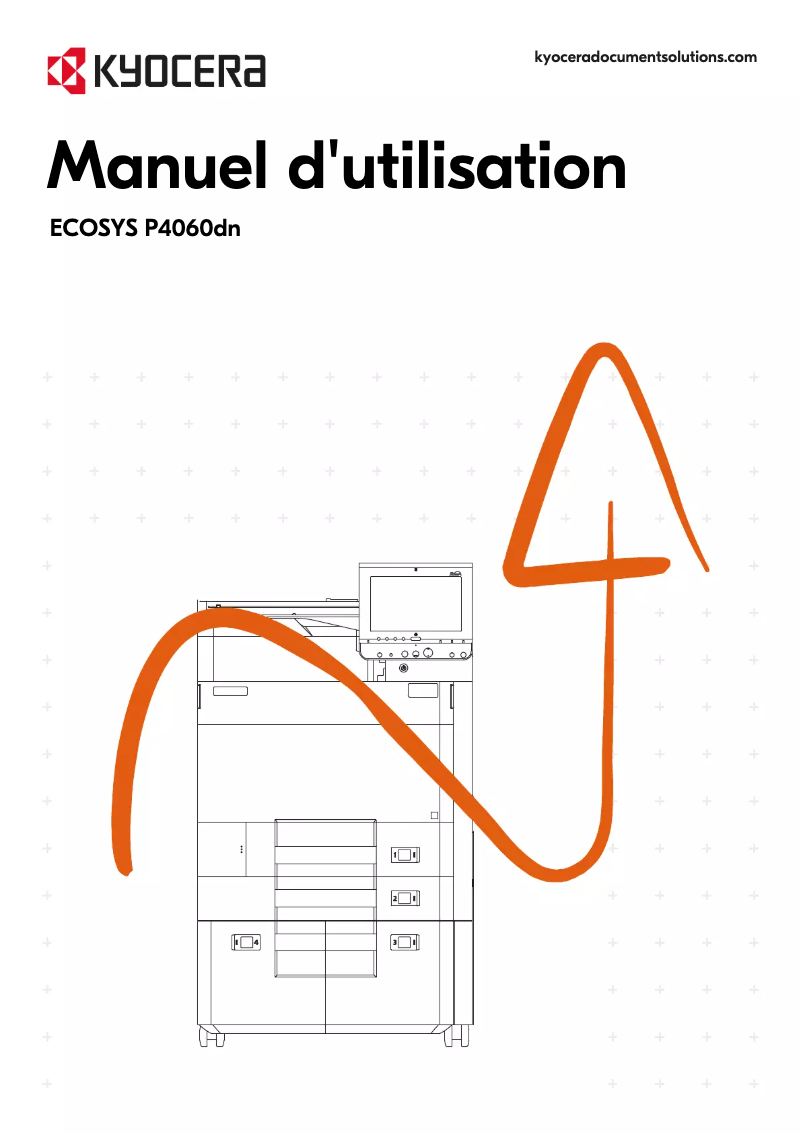 Image de la première page du manuel de l'appareil ECOSYS P4060dn