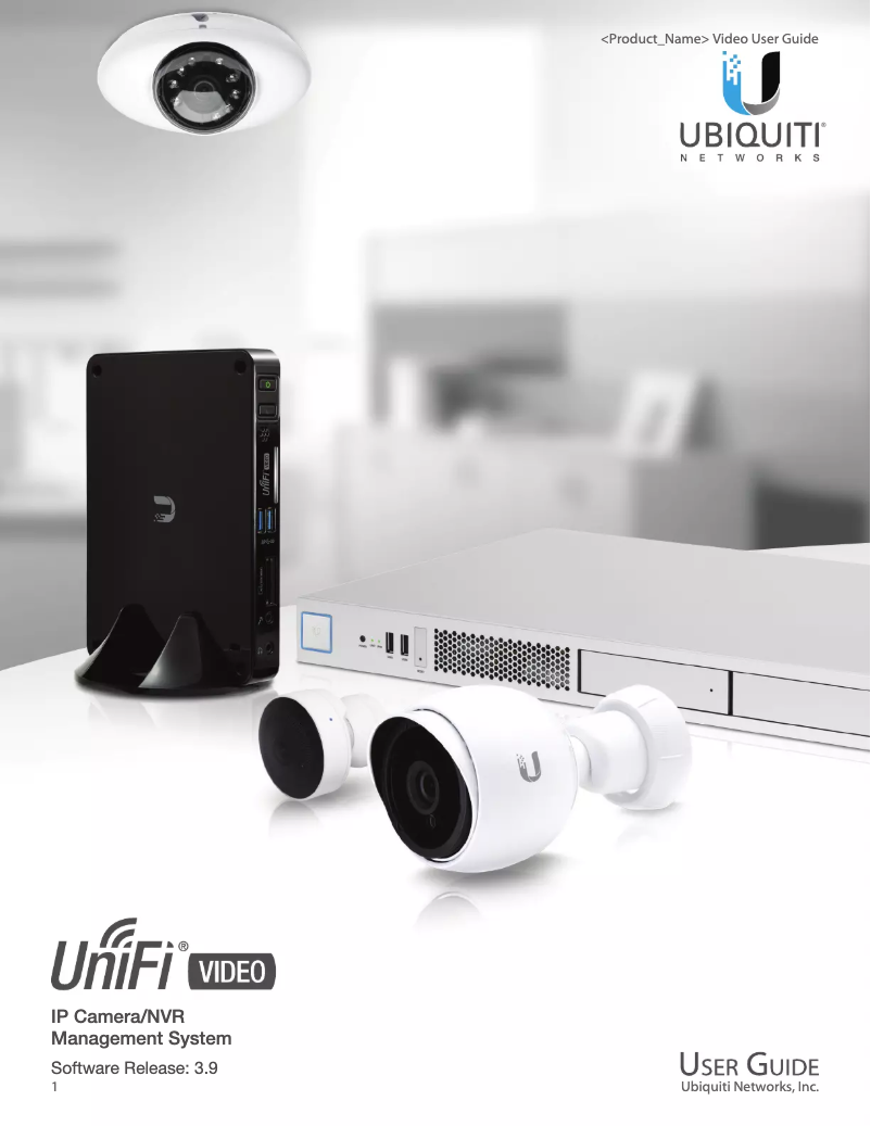 Page n°1 - Manuel utilisateur Ubiquiti Networks UVC-G3-AF-5