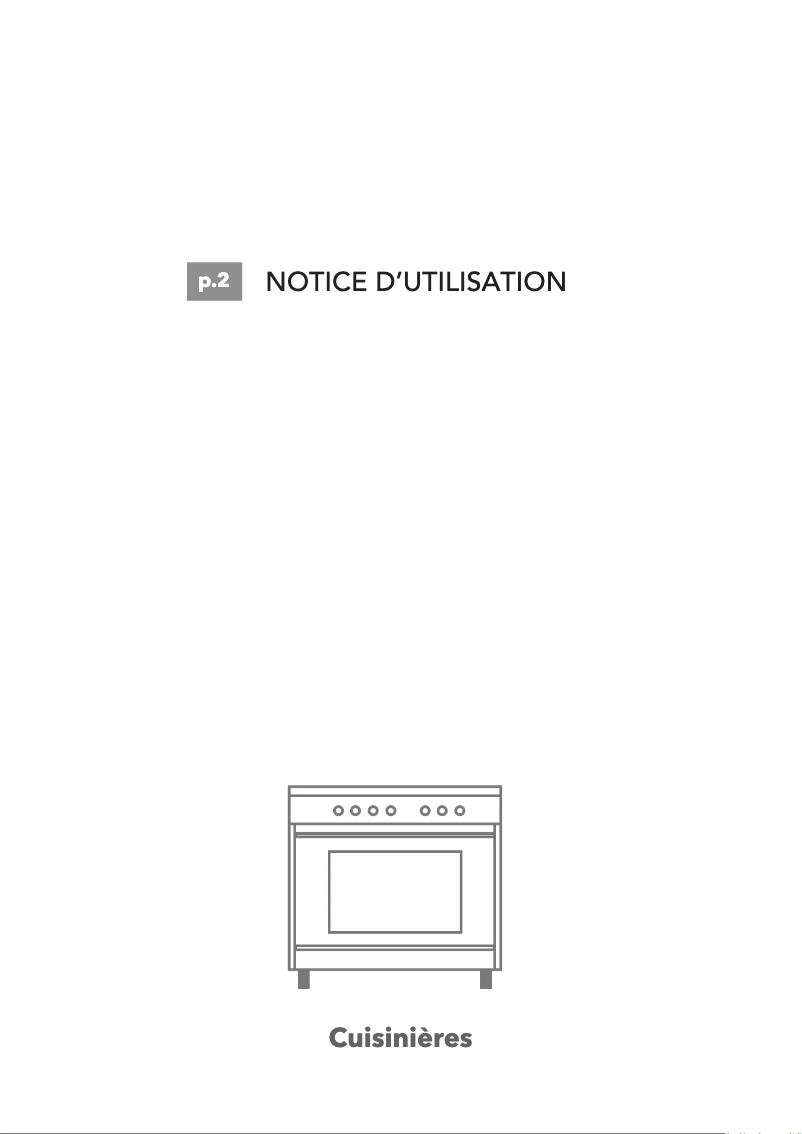 Page 1 de la notice Manuel utilisateur Glem Gas GE960CVIX2