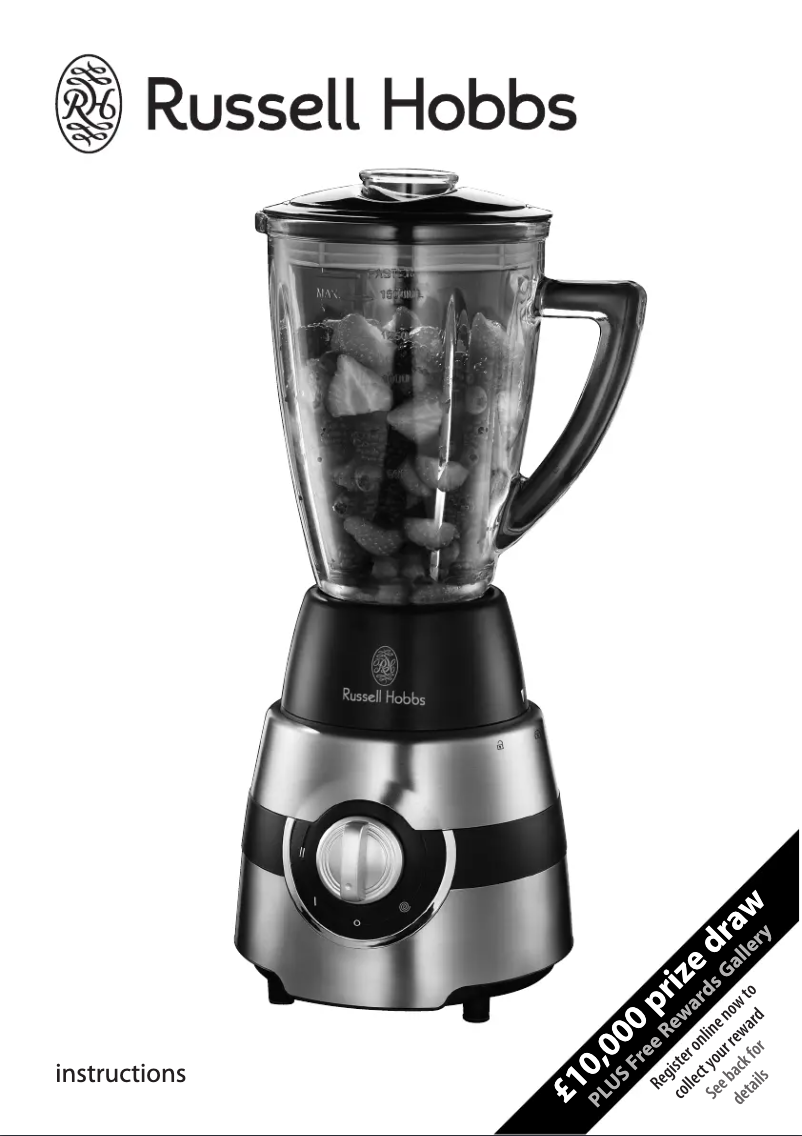 Page 1 de la notice Manuel utilisateur Russell Hobbs 18087