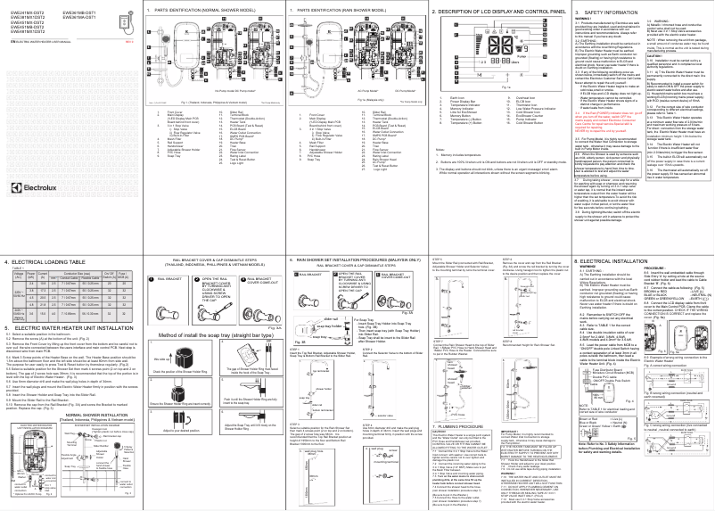 Page 1 de la notice Manuel utilisateur Electrolux EWE361MB-DST1