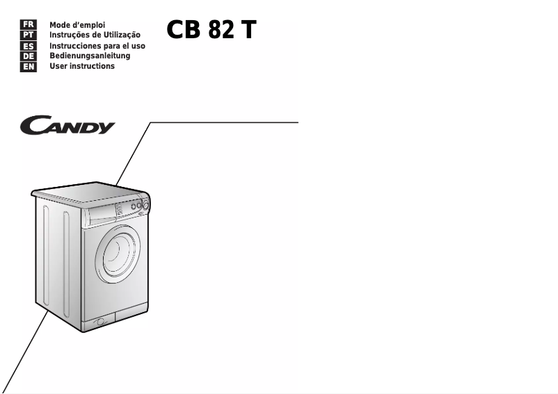 Page 1 de la notice Manuel utilisateur Candy CB 82 tr