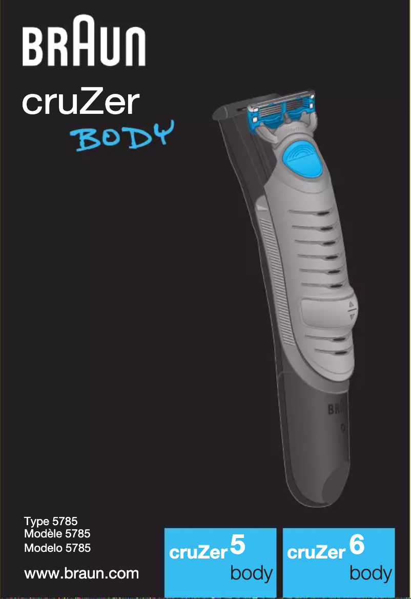Page 1 de la notice Manuel utilisateur Braun CruZer6 Body