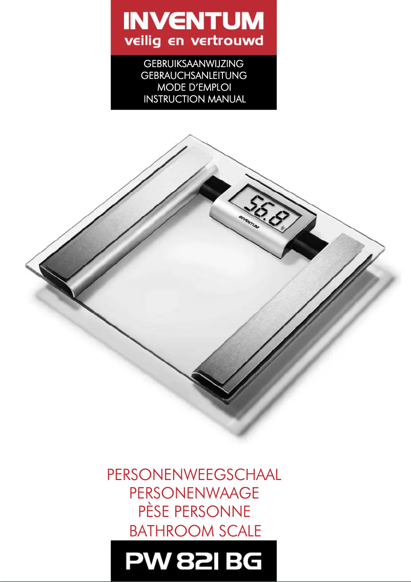 Page n°1 - Manuel utilisateur Inventum PW821BG