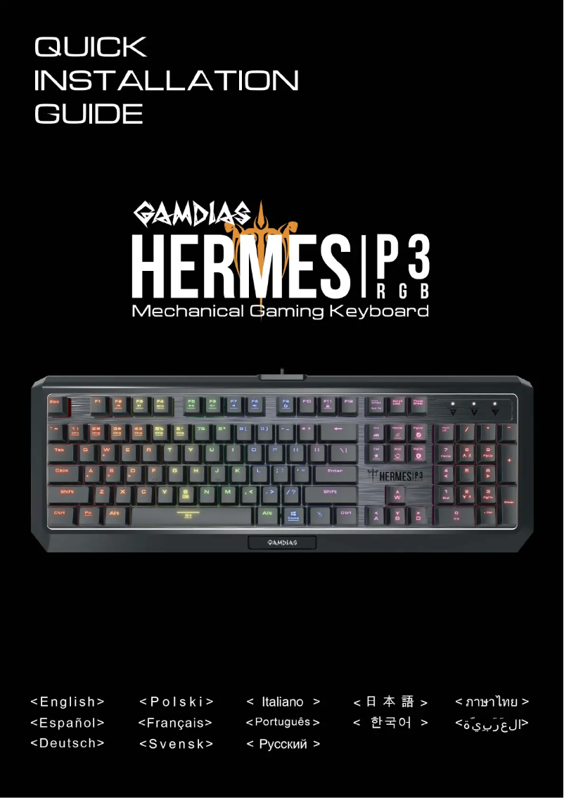 Image de la première page du manuel de l'appareil Hermes P3