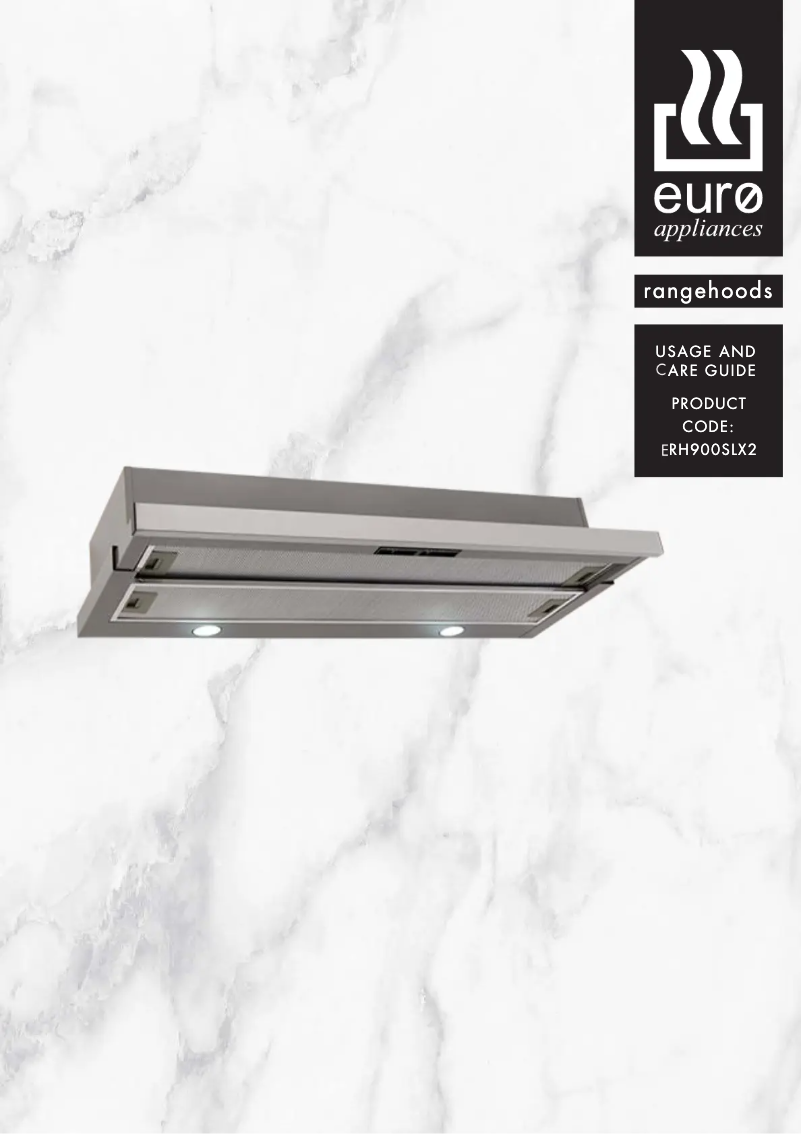 Page n°1 - Manuel utilisateur Euro Appliances ERH900SLX2