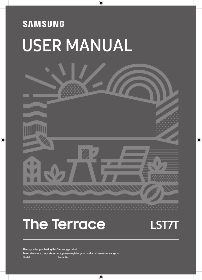 Page n°1 - Manuel utilisateur Samsung The Terrace LST7T
