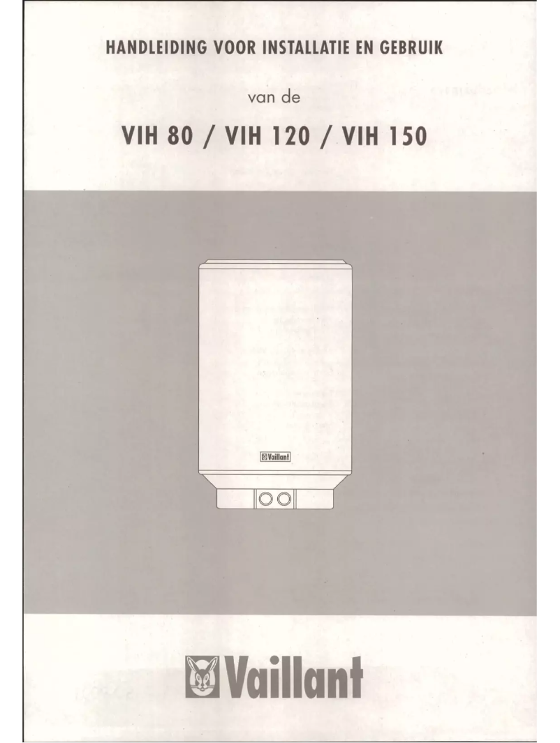 Page 1 de la notice Manuel utilisateur Vaillant VIH 120