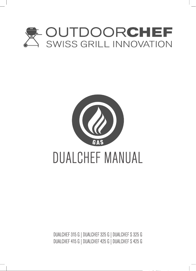 Page n°1 - Manuel utilisateur Outdoor Chef DualChef 425